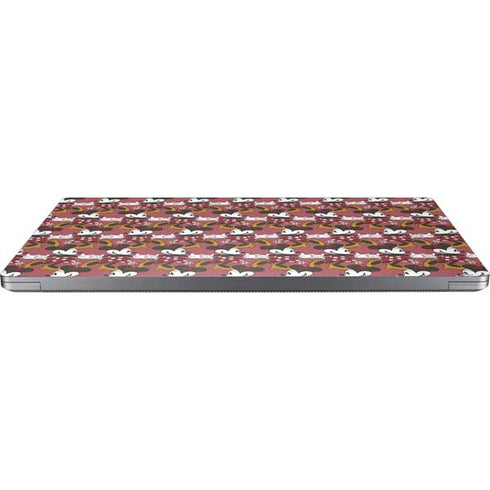Disney Minnie Mouse Dancing Pattern Universal Laptop 15in (12.2 x 8.8in) Skin
